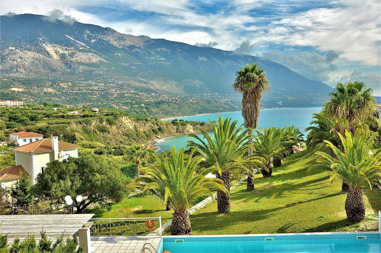 Sea Wave Villa Kefaloniaprivatevillas Trapezaki  Dış mekan fotoğraf